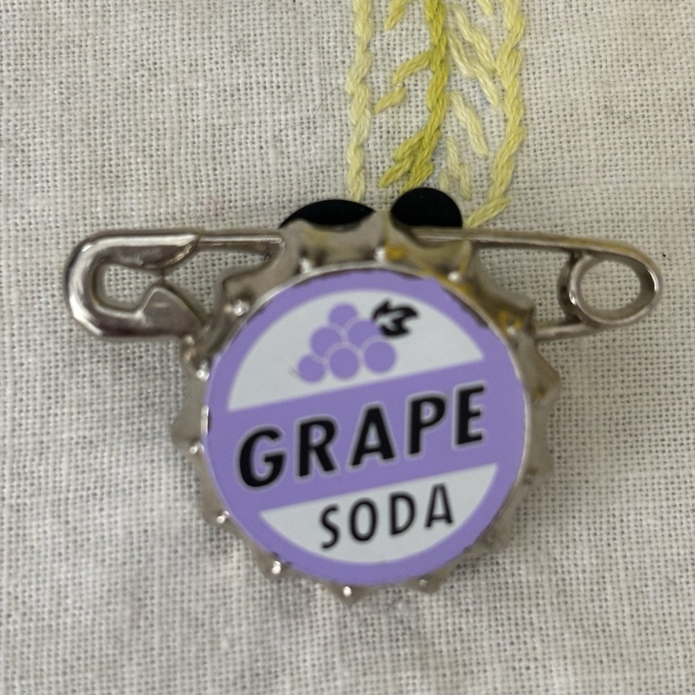 Disney Parks Pixar UP Grape Soda Bottle Cap Collectible Pin Trading